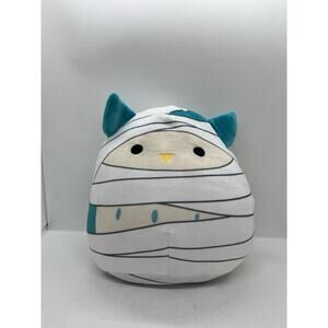 Squishmallow Halloween 8" Holly the Mummy Owl Plush Stuffed Animal White Purple